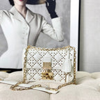 DIOR LIMITED BAG 21 IN WHITE LAMBSKIN