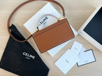 CELINE BOX TRIPHOME 22 CINNAMON BROWN CALFSKIN BAG