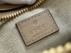 GUCCI ATTACHE 23 SMALL SHOULDER BAG BEIGE CALFSKIN