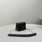 CELINE CUIR TRIPHOME 11 BLACK CALFSKIN