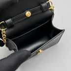 CELINE CUIR TRIPHOME 11 BLACK CALFSKIN