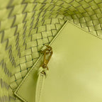 BOTTEGA VENETA LARGE CABAT 51 IN PASTEL YELLOW LAMBSKIN