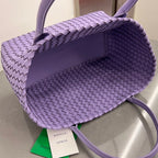BOTTEGA VENETA SMALL CABAT 32 IN PERIWINKLE PURPLE LAMBSKIN