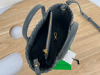 BOTTEGA VENETA MINI CABAT 20 IN ONYX BLACK LAMBSKIN