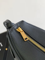 CELINE TRIOMPHE CLASSIC 25 BLACK CALFSKIN