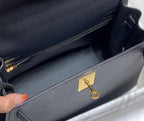 HERMES KELLY 28CM IN NOIR EPSOM CALFSKIN GOLD HARDWARE