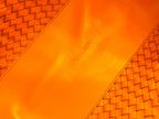 BOTTEGA VENETA SMALL CABAT 32 IN UT ORANGE LAMBSKIN