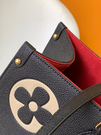 LOUIS VUITTON ONTHEGO GM 41 BLACK CREAM