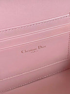 DIOR CARO 18 CAMERA BAG IN LIGHT PINK CALFSKIN