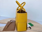 BOTTEGA VENETA SMALL ARCO TOTE 30 IN TULIP TREE YELLOW LAMBSKIN