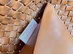 BOTTEGA VENETA SMALL CABAT 32 IN BRONZE BROWN LAMBSKIN