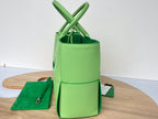 BOTTEGA VENETA ARCO TOTE 36 IN MANTIS GREEN CALFSKIN