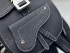 DIOR GALLOP SLING BAG 27 IN BLACK CALFSKIN