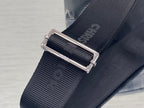 DIOR GALLOP SLING BAG 27 IN BLACK CALFSKIN