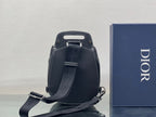 DIOR GALLOP SLING BAG 27 IN BLACK CALFSKIN