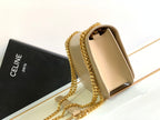 CELINE TRIOMPHE FRAME 23 BEIGE CREAM CALFSKIN