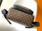LOUIS VUITTON DEAN BACKPACK 42 IN BLACK AND BROWN MONOGRAM CANVAS