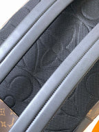 LOUIS VUITTON DEAN BACKPACK 42 IN BLACK AND BROWN MONOGRAM CANVAS
