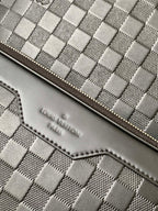 LOUIS VUITTON DAMIER CAMPUS BACKPACK 39 IN BLACK CALFSKIN AND CANVAS