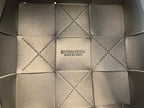 BOTTEGA VENETA SMALL CASSETTE BUCKET 18 IN DAVY'S GRAY CALFSKIN
