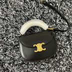 CELINE BESACE TRIPHOME 17 CALFSKIN BLACK