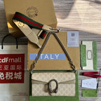 GUCCI DIONYSUS  25 SMALL RECTANGULAR BAG IN BEIGE CANVAS