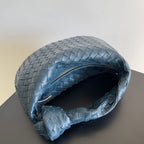 BOTTEGA VENETA MINI JODIE 23 IN STEEL BLUE LAMBSKIN