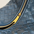 BOTTEGA VENETA MINI JODIE 23 IN STEEL BLUE LAMBSKIN