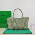BOTTEGA VENETA Large Cabat 45cm Light Green Lambskin Ghw