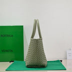 BOTTEGA VENETA Large Cabat 45cm Light Green Lambskin Ghw