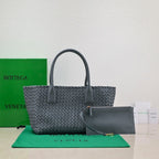 BOTTEGA VENETA Large Cabat 45cm Baby Blue Lambskin Ghw