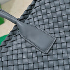 BOTTEGA VENETA Large Cabat 45cm Baby Blue Lambskin Ghw