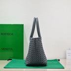 BOTTEGA VENETA Large Cabat 45cm Baby Blue Lambskin Ghw