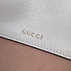 GUCCI HORSEBIT 1955 MINI BAG 25 IN WHITE CALFSKIN