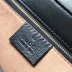 GUCCI HORSEBIT 1955 MINI BAG 25 IN BLACK CALFSKIN