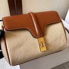 CELINE SOFT 18 BEIGE BROWN CALFSKIN