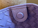 BOTTEGA VENETA SARDINE 33 WITH CHAIN IN LIGHT PURPLE LAMBSKIN