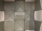 BOTTEGA VENETA SMALL CASSETTE BUCKET 18 IN XANADU MIX WHITE CALFSKIN