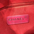 CHANEL HOBO BAG 25 WITH STRAP IN BLACK CALFSKIN GOLD AND SILVER HARDWARE