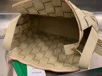 BOTTEGA VENETA MEDIUM 28 CASSETTE BEIGE LAMBSKIN
