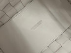 BOTTEGA VENETA MEDIUM 28 CASSETTE WHITE LAMBSKIN