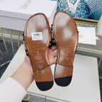 DIOR CD Mule Dway Slide 10mm Multi-motifs Style 81