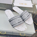 DIOR CD Mule Dway Slide 10mm Multi-motifs Style 27