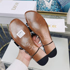DIOR CD Mule Dway Slide 10mm Multi-motifs Style 26