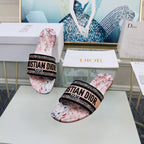 DIOR CD Mule Dway Slide 10mm Multi-motifs Style 73