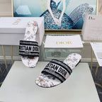 DIOR CD Mule Dway Slide 10mm Multi-motifs Style 71