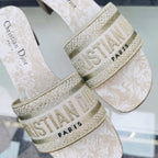 DIOR CD Mule Dway Heeled Slide 45mm Style 36