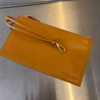 BOTTEGA VENETA SMALL ARCO TOTE 30 IN PIZAZZ ORANGE SOFT LAMBSKIN