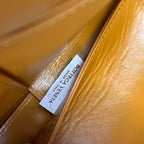BOTTEGA VENETA SMALL ARCO TOTE 30 IN PIZAZZ ORANGE SOFT LAMBSKIN