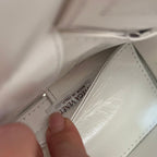 BOTTEGA VENETA CANDY ARCO TOTE 20 IN WHITE SOFT LAMBSKIN